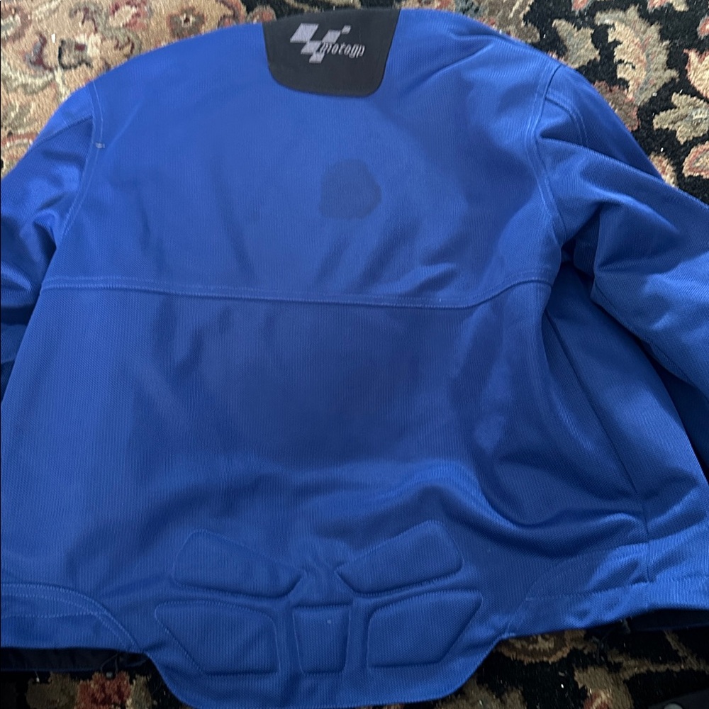 Blue Motorcycle Jacket - Picture 7 of 10